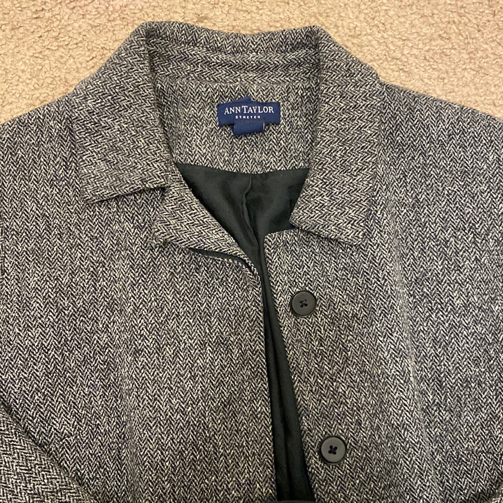 Ann Taylor SILK & WOOL long coat